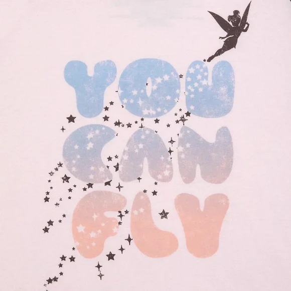 Disney Tinker Bell Semi-Crop Baseball T-
Shirt - Peter Pan - Picture 3 of 5